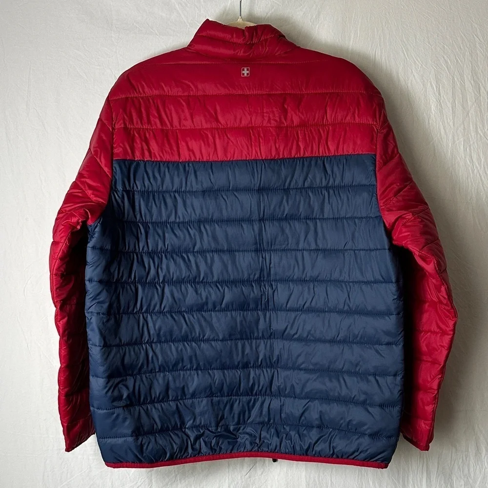 Swiss Tech Men's Two-Tone Puffer Jacket
